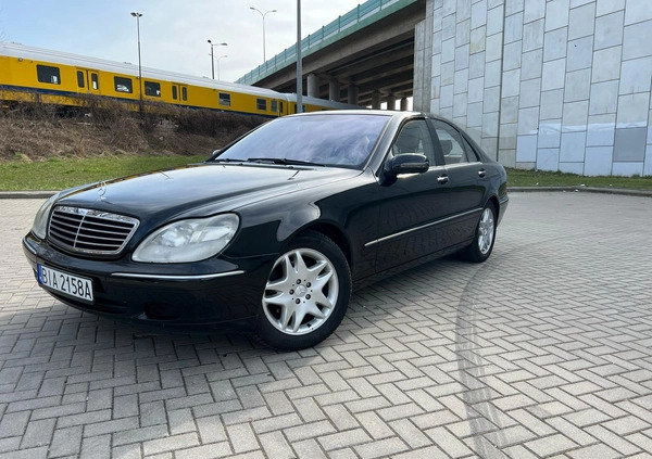 Mercedes-Benz Klasa S cena 34900 przebieg: 162000, rok produkcji 2000 z Białystok małe 781